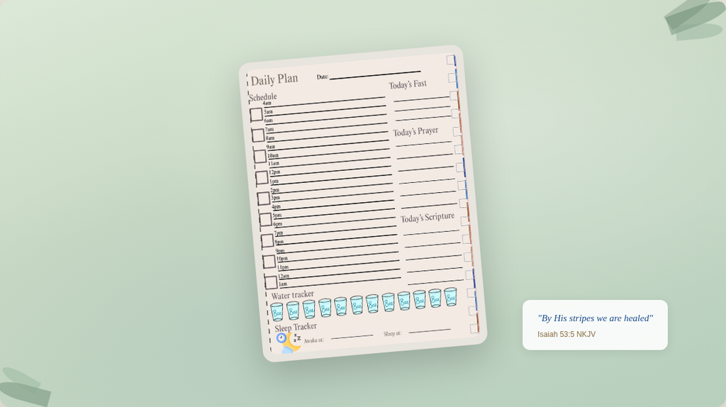 The Fasted Lifestyle Planner & Journal